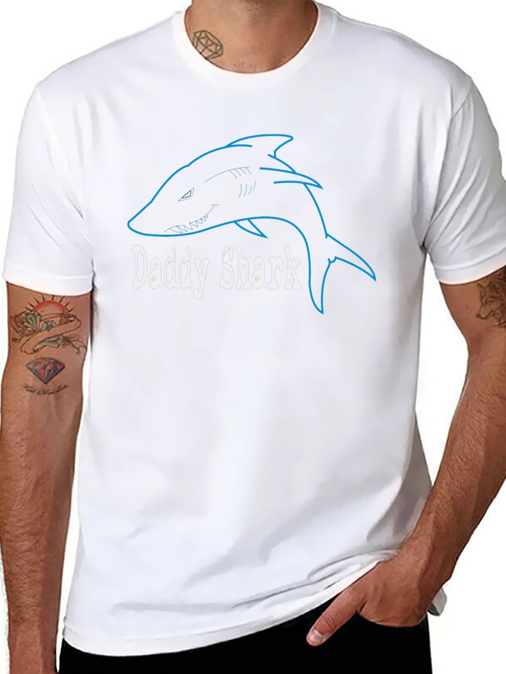 Daddy Shark Graphic T-Shirt product image 10