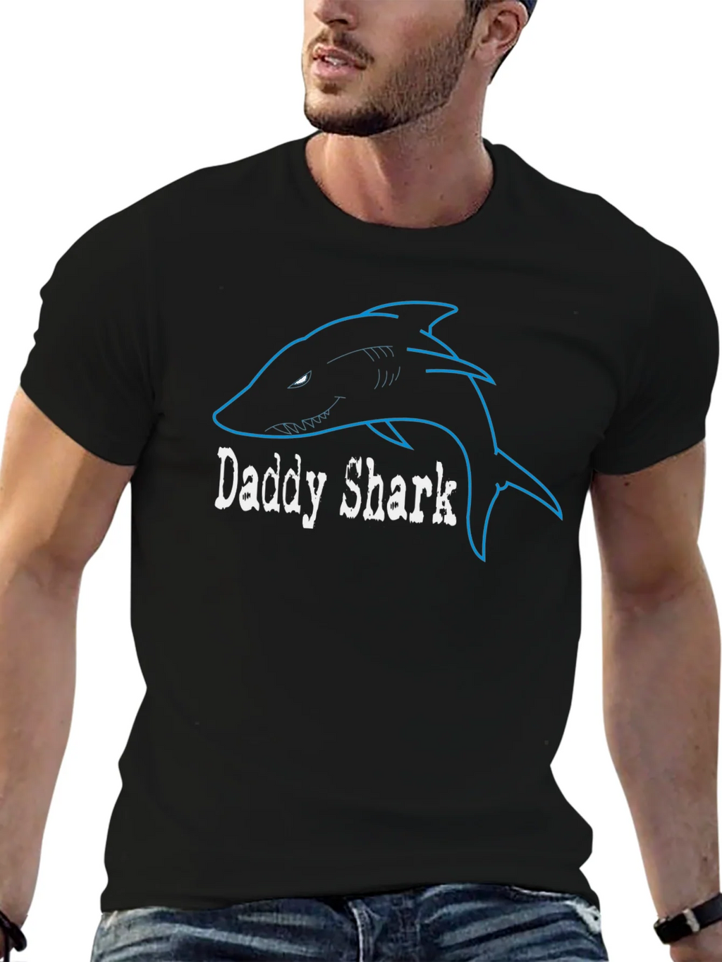 Daddy Shark Graphic T-Shirt product image 9
