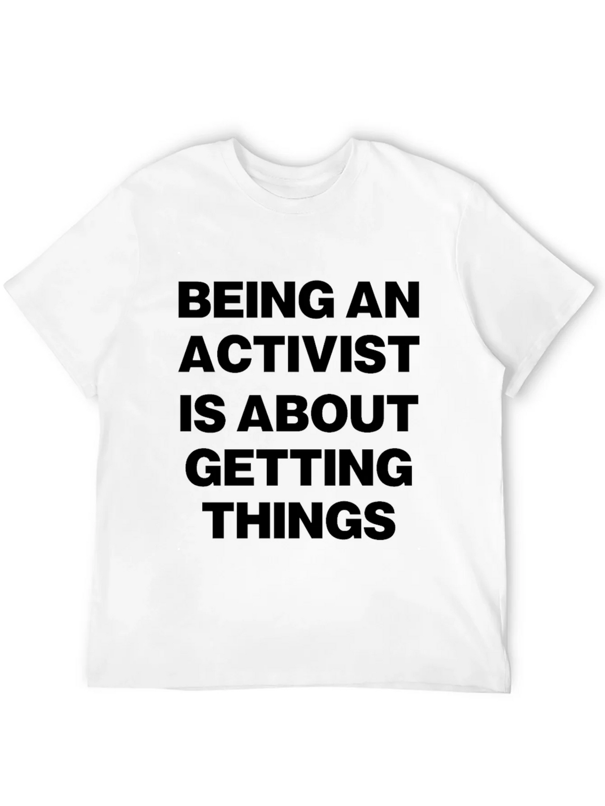 Activist Statement Black T-Shirt product image 3