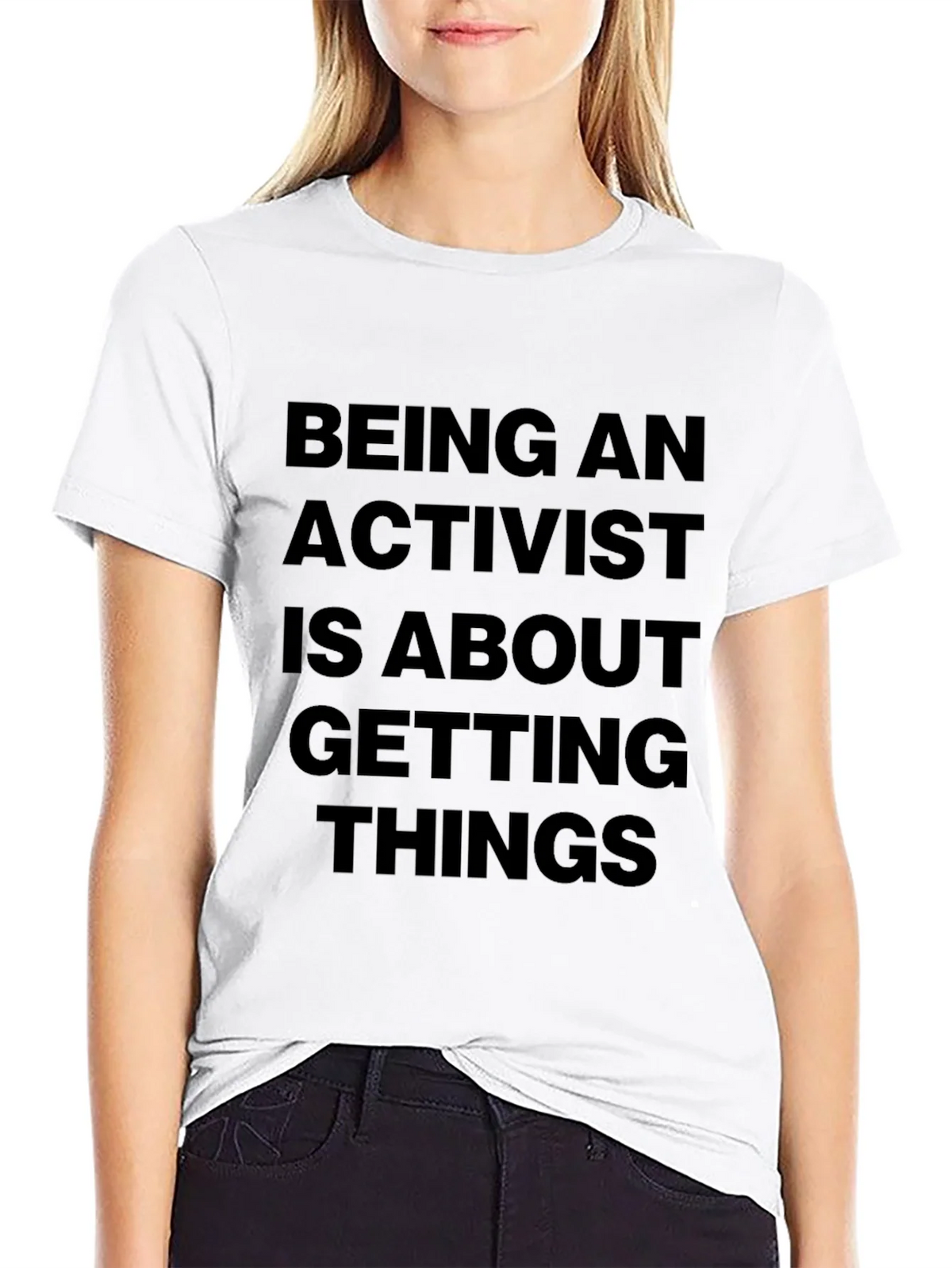 Activist Statement Black T-Shirt product image 11