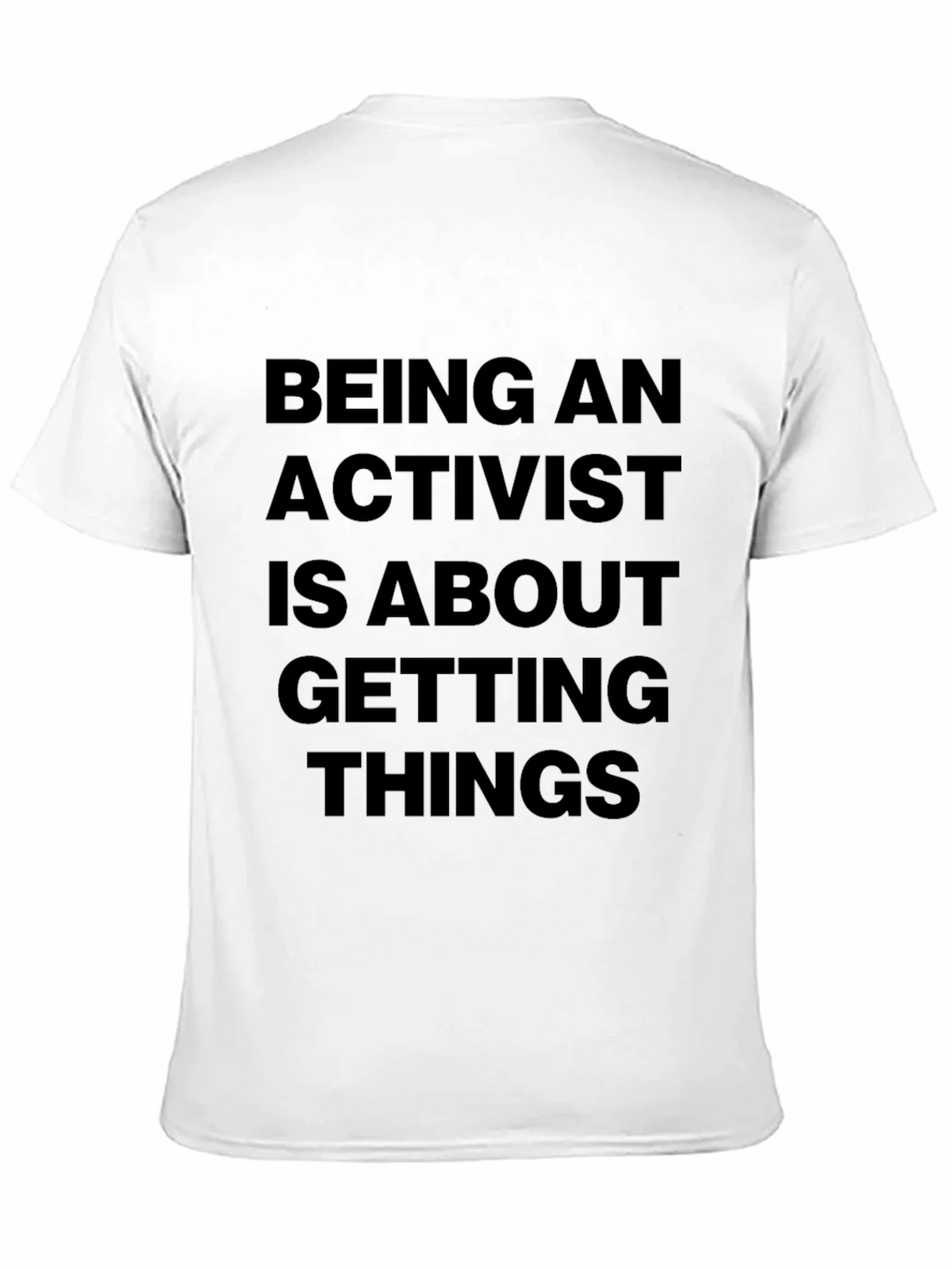 Activist Statement Black T-Shirt product image 2