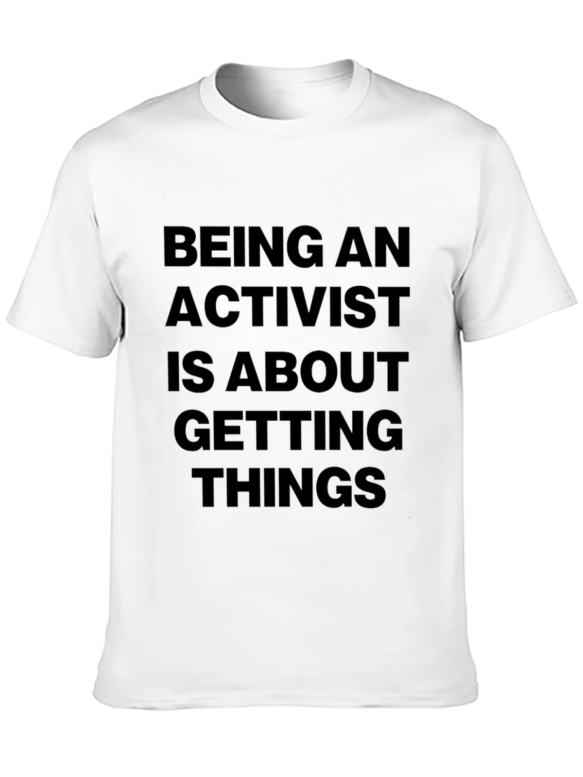 Activist Statement Black T-Shirt product image 12