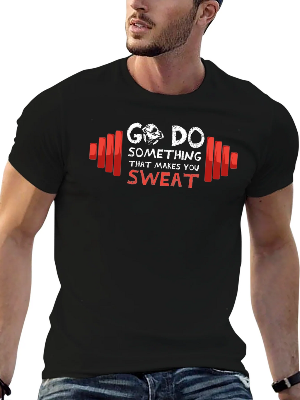 Go Do Something That Makes You Sweat T-Shirt product image 9