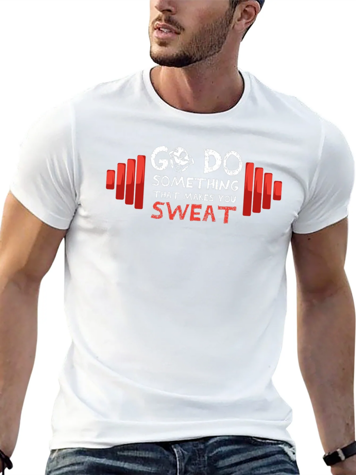 Go Do Something That Makes You Sweat T-Shirt product image 4