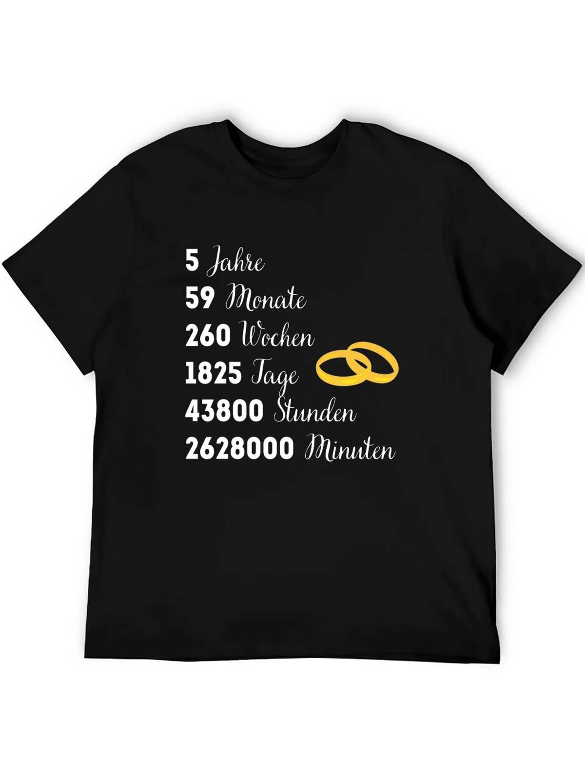 5 Years Anniversary T-Shirt product image 5