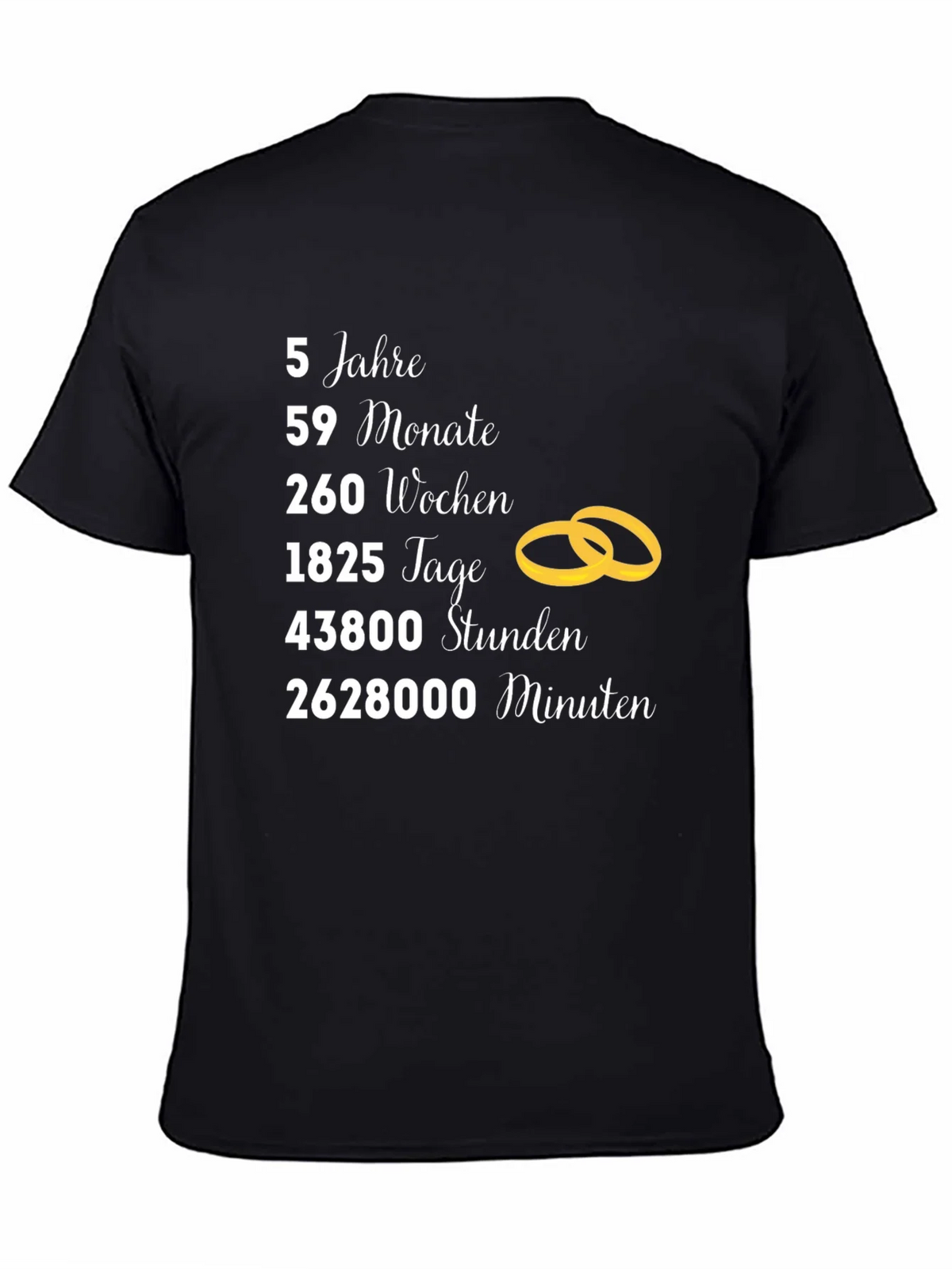 5 Years Anniversary T-Shirt product image 4