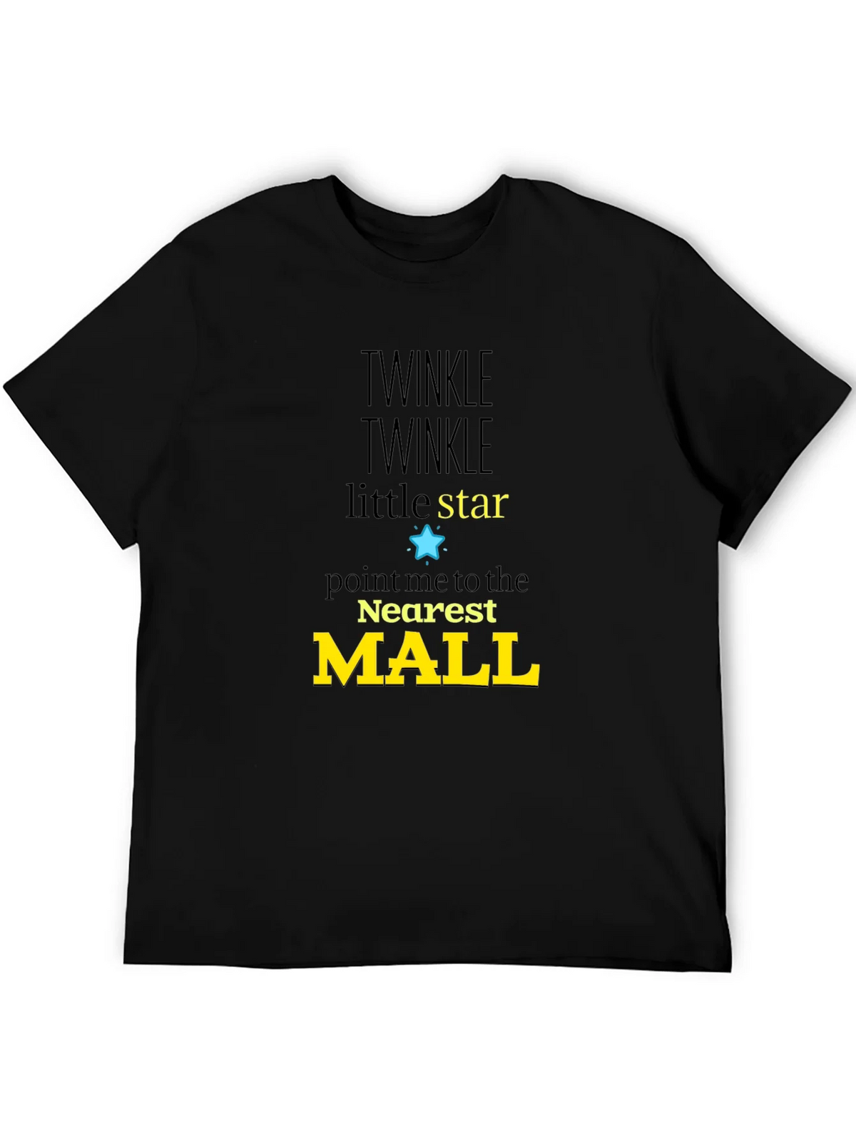 Twinkle Star Mall Graphic Tee - Black product image 8