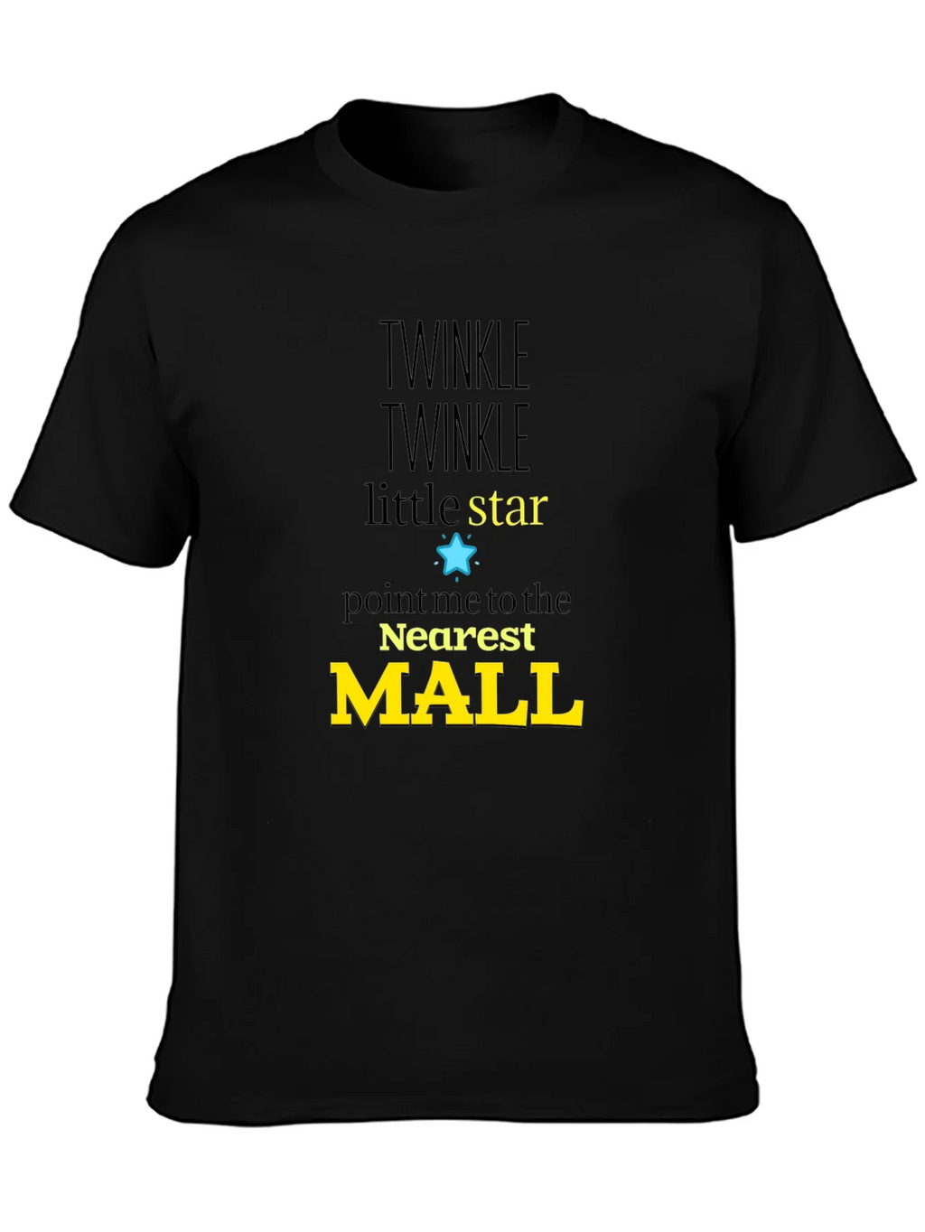 Twinkle Star Mall Graphic Tee - Black product image 6