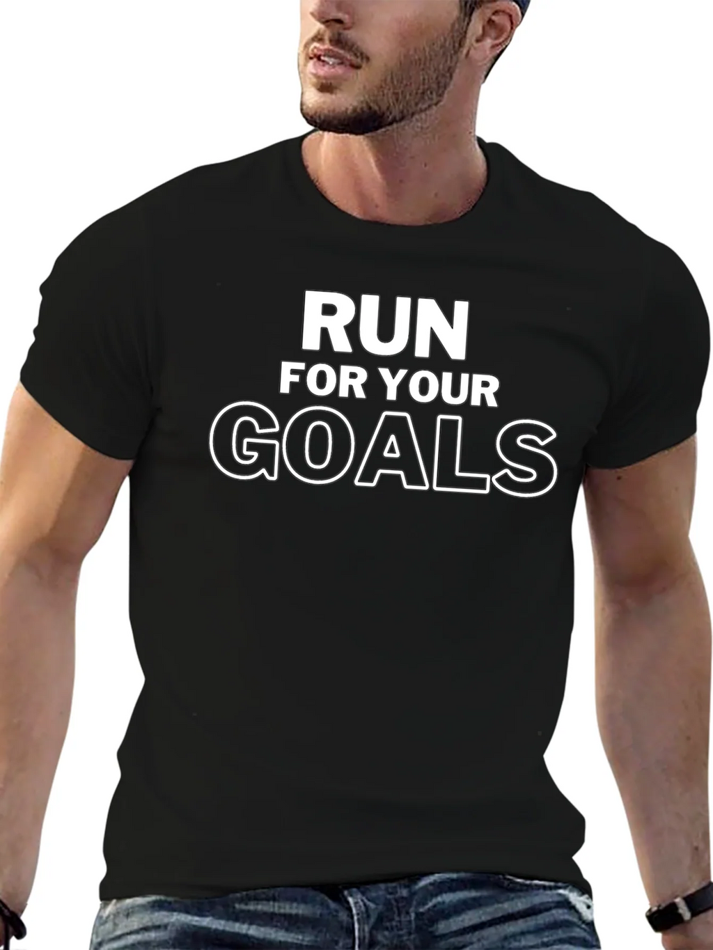 Run for Your Goals Graphic T-Shirt product image 9