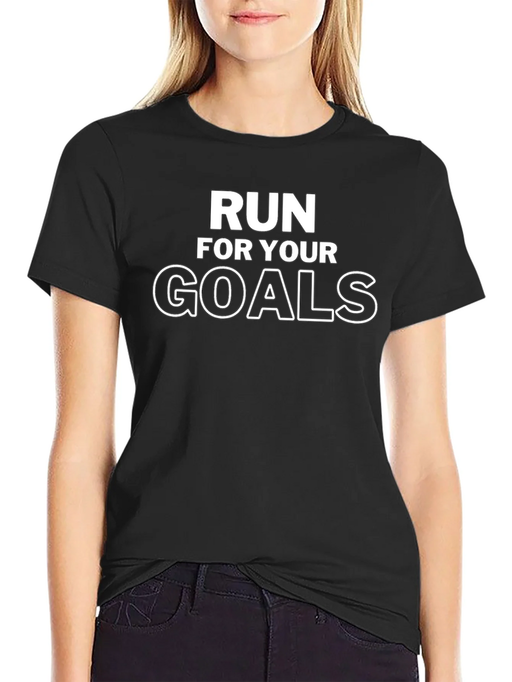 Run for Your Goals Graphic T-Shirt product image 5